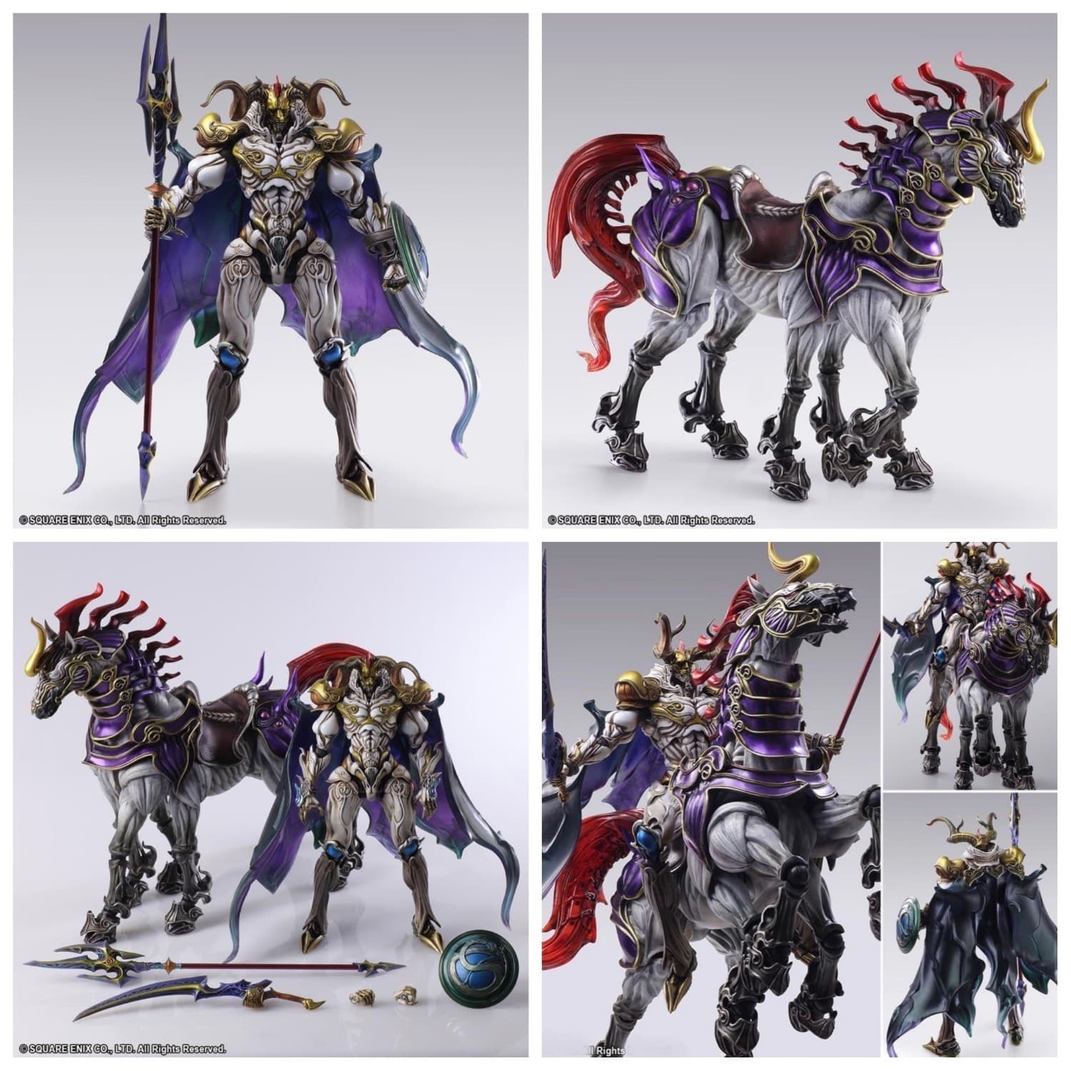 اکشن فیگور اودین با اسب اسلیپنیر فاینال فانتزی Final Fantasy برند Legend Creation — تصویر ۲