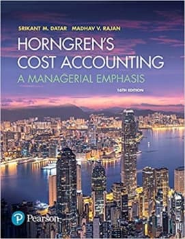 کتاب Horngren’s Cost Accounting: A Managerial Emphasis