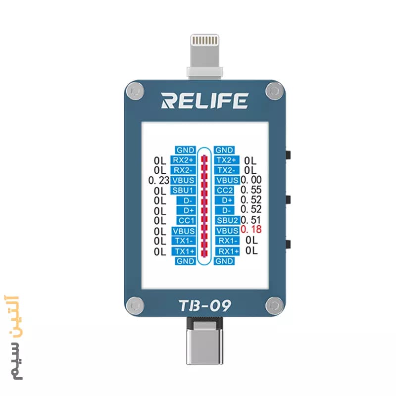 دستگاه تستر پورت شارژ RELIFE TB‑09 Charging Port Tester