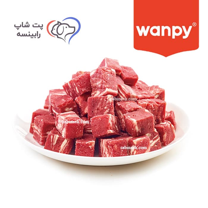 تشویقی سگ ونپی گوساله کبابی 100 گرمی beef marbled bites — تصویر ۲