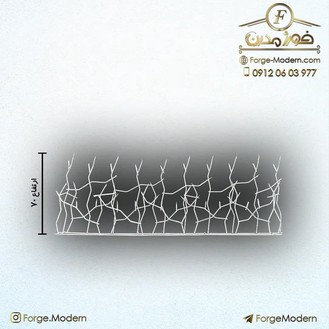 حفاظ شاخ گوزنی زرتا تراکم 22 میلگرد 8
