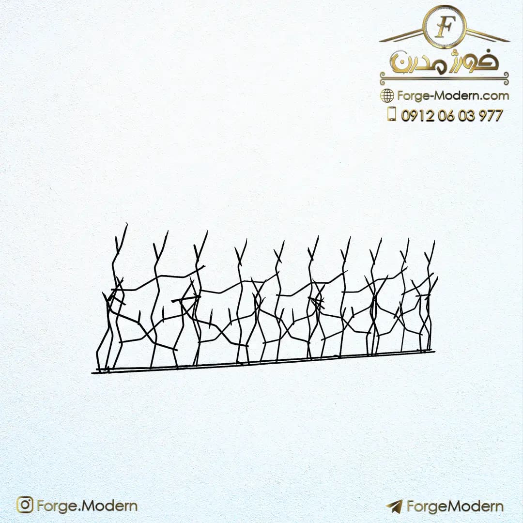 حفاظ شاخ گوزنی زرتا تراکم 22 میلگرد 8 — تصویر ۸