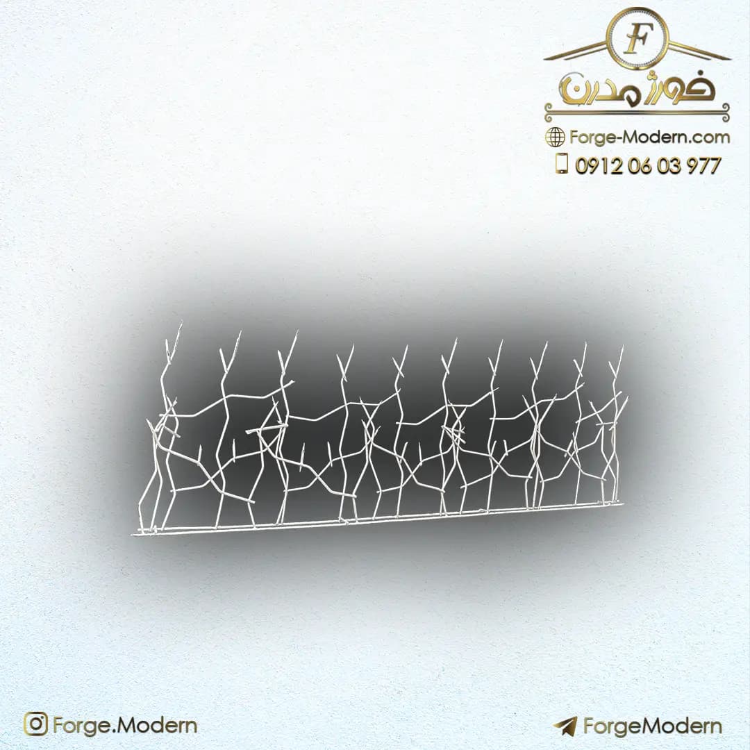 حفاظ شاخ گوزنی زرتا تراکم 22 میلگرد 8 — تصویر ۲