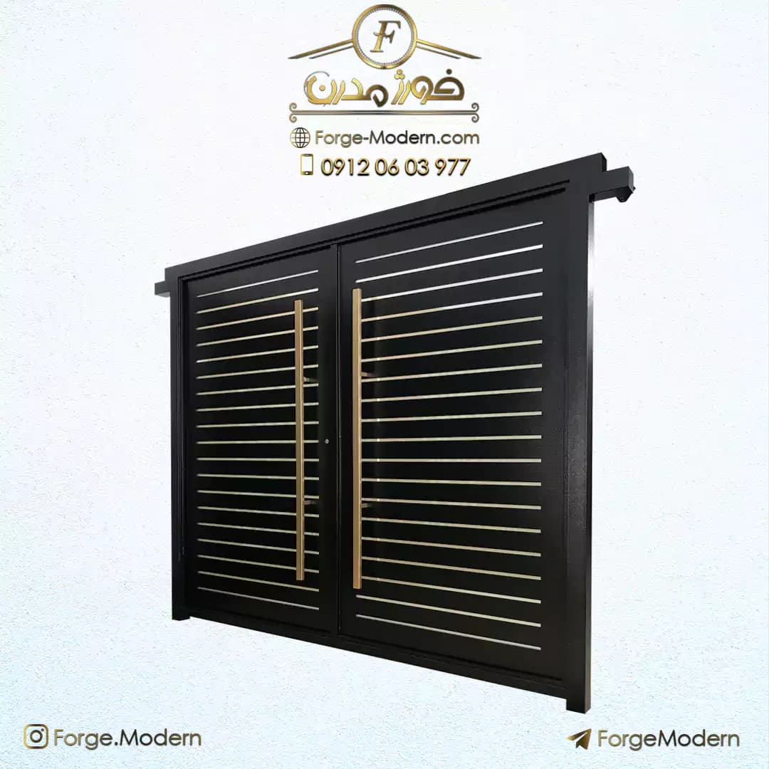 درب فلزی cnc راشا کد CD 128 YB — تصویر ۳