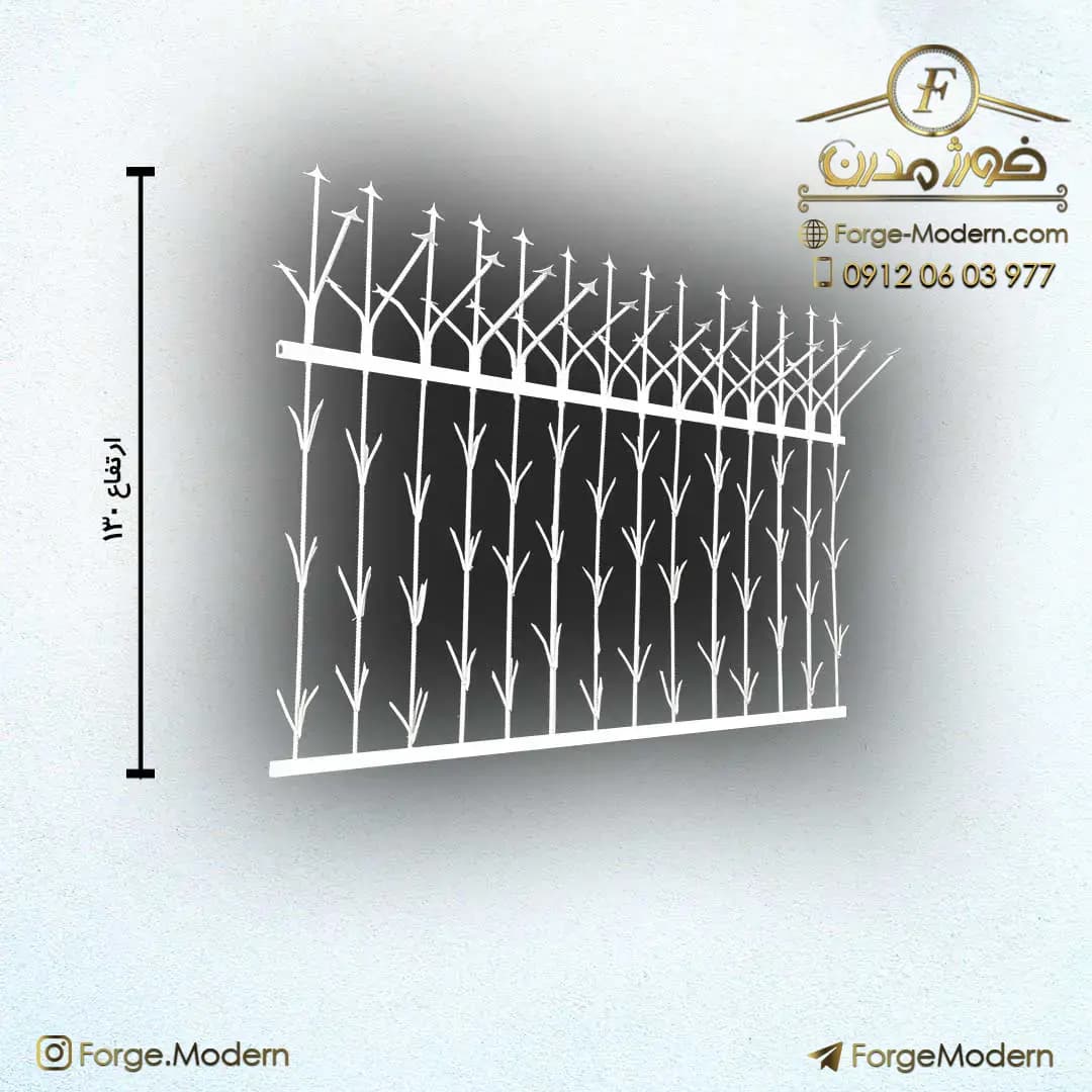 حفاظ شمشادی تراکم 42 گل میلگرد 10 کوره ای — تصویر ۴