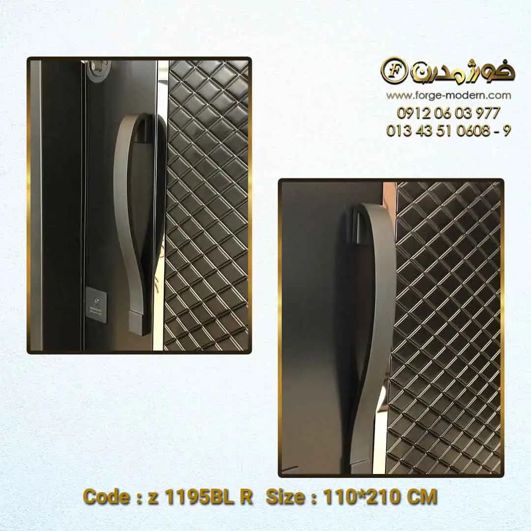 درب ضد سرقت طرح ساوان د z 1195BL R — تصویر ۵
