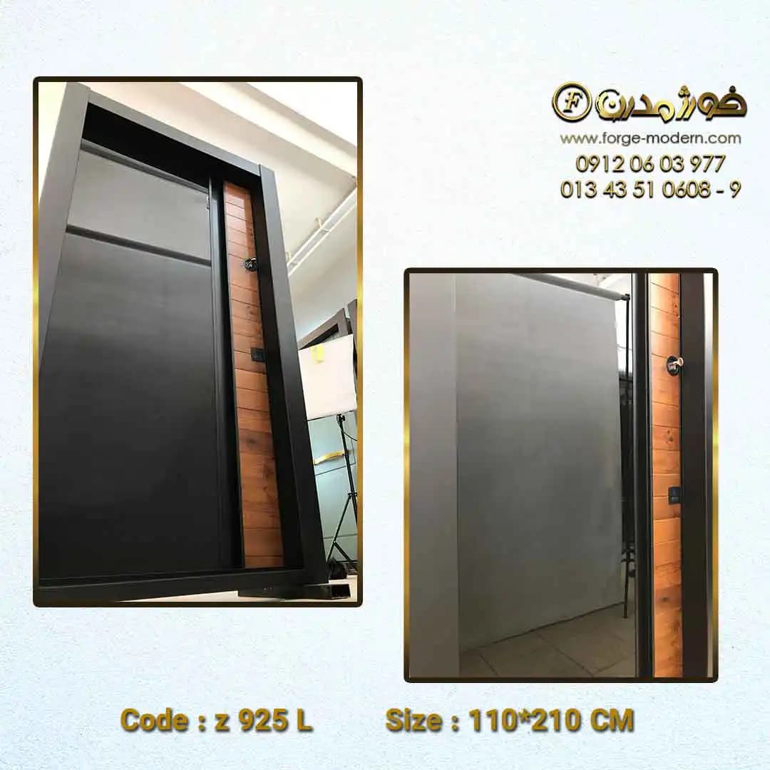 درب ضد سرقت طرح آدانا شیشه خور ترمود کد Z 925 L — تصویر ۶