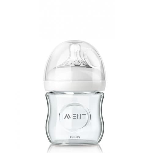 شیشه شیر نچرال پیرکس(شیشه ای) ۱۲۰ میل اونت avent