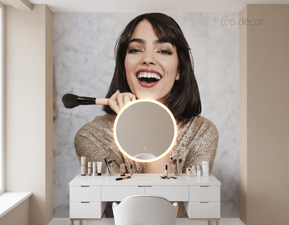 پوستر دیواری پرتره هنری زیبایی | طرح فشن و میکاپ مدرن لوکس — تصویر ۲