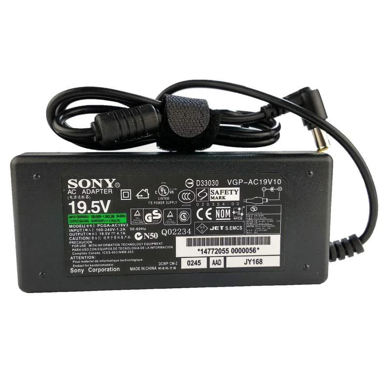 شارژر لپ تاپ سونی Sony 19.5V 4.7A — تصویر ۲