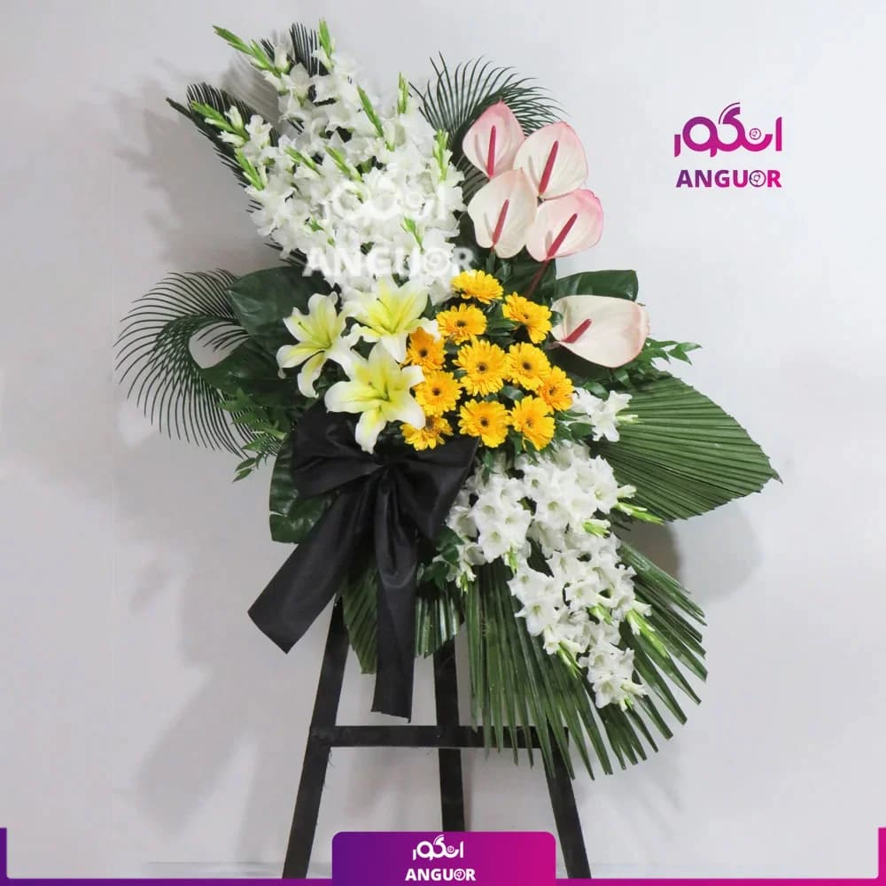 تاج گل تسلیت روشنایی فردا