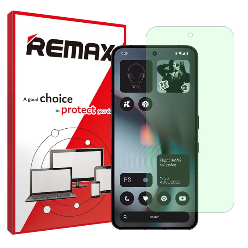 گلس ناتینگ Phone (3) مدل گرین لایت برند ریمکس