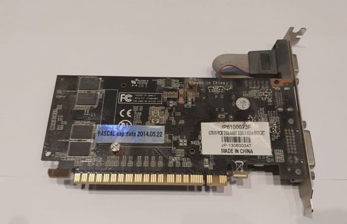 کارت گرافیک دست دوم GT610 2GB PCI-E 64Bit DDR3 — تصویر ۳