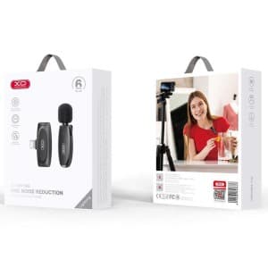 میکروفون یقه ای بی سیم آیفونی لایتنینگ ایکس او مدل MKF08B — تصویر ۵