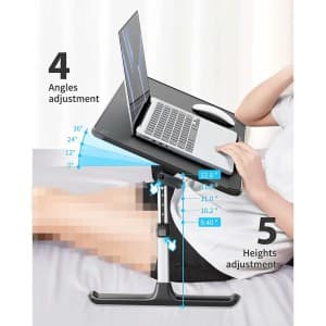 میز و پایه نگهدارنده لپ تاپ تا 17 اینچ تاشو و قابل حمل سایجی مدل AL33 — تصویر ۶