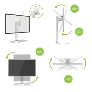 پایه نگهدارنده مانیتور ارگونومیک برساد مدل SMA04 (17 تا 27 اینچ) — تصویر ۴