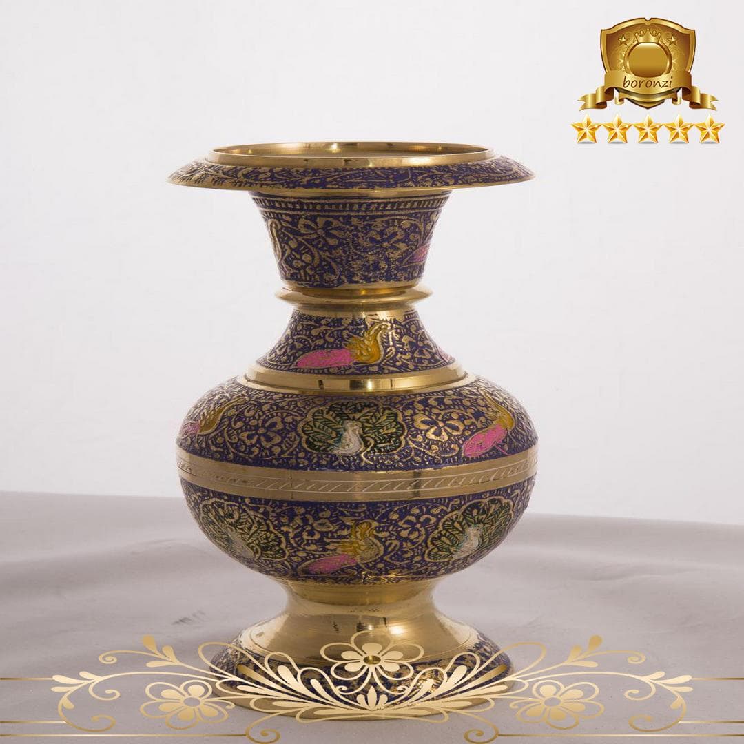 گلدان برنجی کد ۱۱۲۶