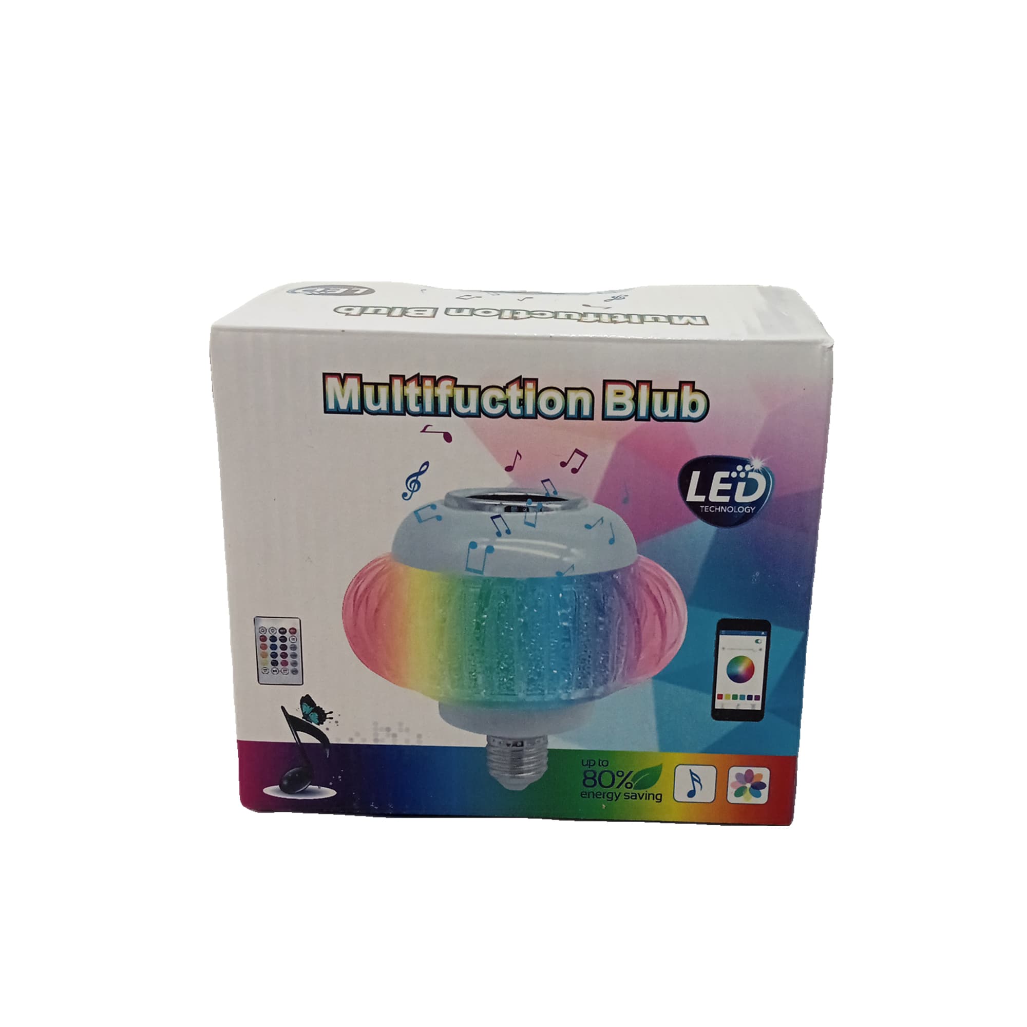 لامپ کریستالی هوشمند 6 وات مدل glass-RGB پایه E27 — تصویر ۳