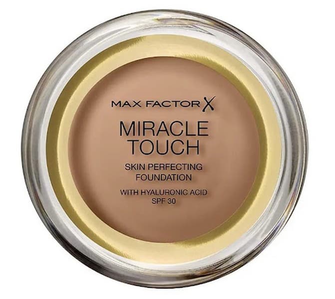 اوتلت کرم پودر مکس فکتور مدل Miracle Touch شماره 097 حاوی هیالورونیک اسید و SPF30 — تصویر ۵