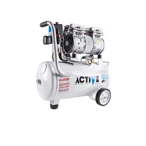 کمپرسور سایلنت 24 لیتر دو سیلندر 1 اسب بخار اکتیو مدل AC1324SP