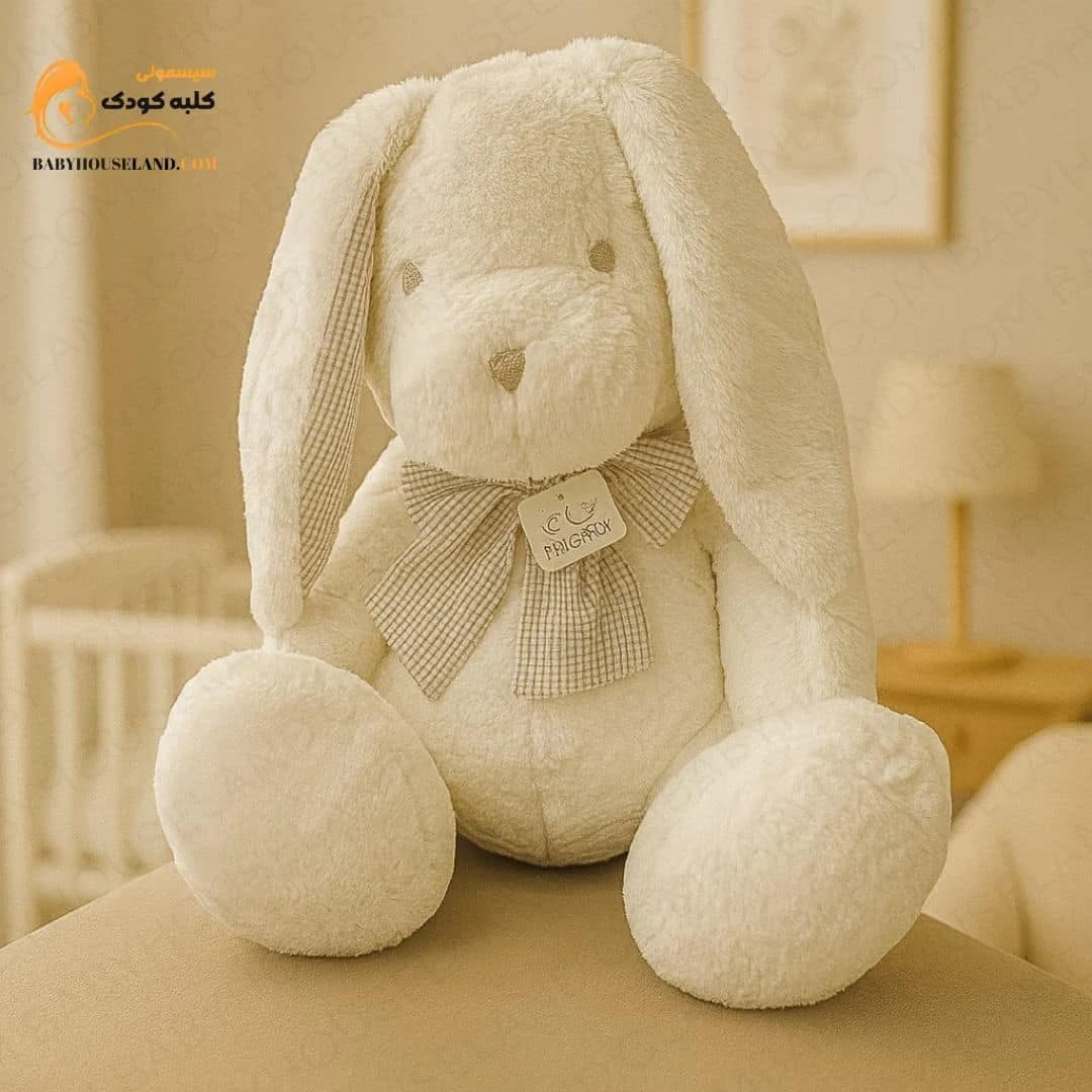 خرگوش پولشی نشسته 50cm فلای بای فلای FLYBYFLY
