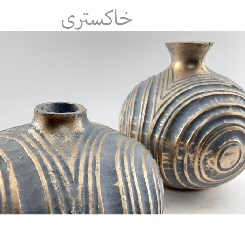 گلدان آنتیک انار کد 523 مجموعه 2 عددی — تصویر ۴