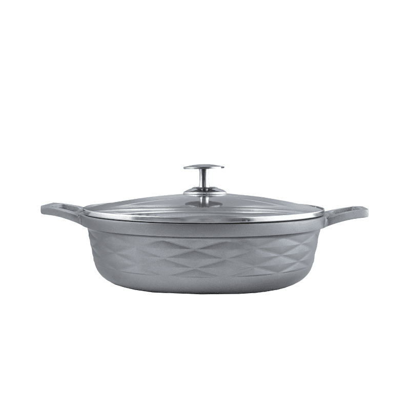 سرویس قابلمه 12 پارچه گرانیت نالینو مدل Elita مشکی — تصویر ۴