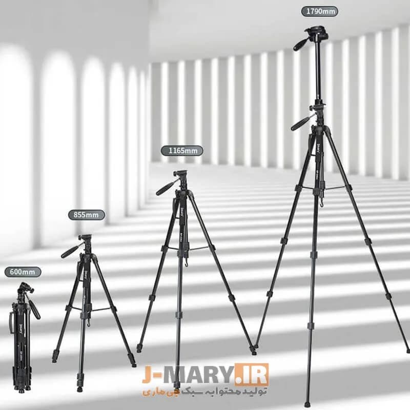 سه پایه جیماری مدل Jmary KP-2294 تی شو حرفه ای +🎁هدیه mo — تصویر ۴
