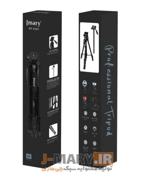 سه پایه جیماری مدل Jmary KP-2264 قرمز – مشکی – آبی +🎁هدیه — تصویر ۷