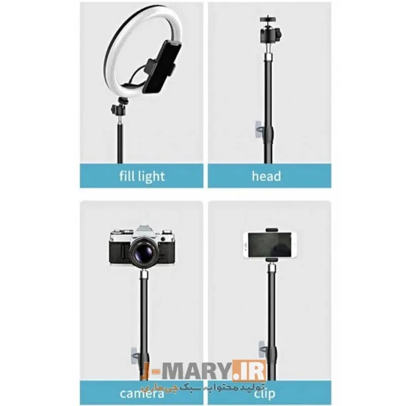 سه پایه عکاسی جی ماری مدل Jmary MT-75+🎁هدیه — تصویر ۵