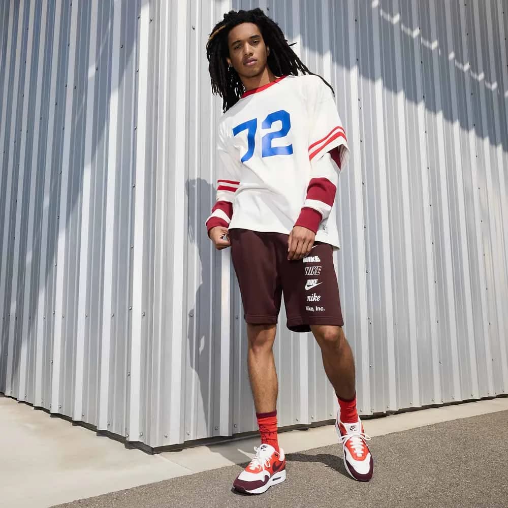 کتونی Nike مدل Air Max 1 Burgundy Crush – FN6952-102 — تصویر ۴