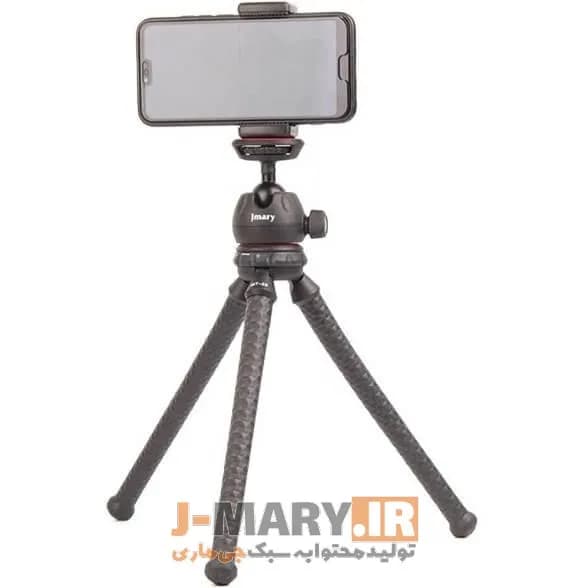 سه پایه رومیزی جی ماری مدل Jmary MT-25 انعطاف پذیر + هدیه — تصویر ۸