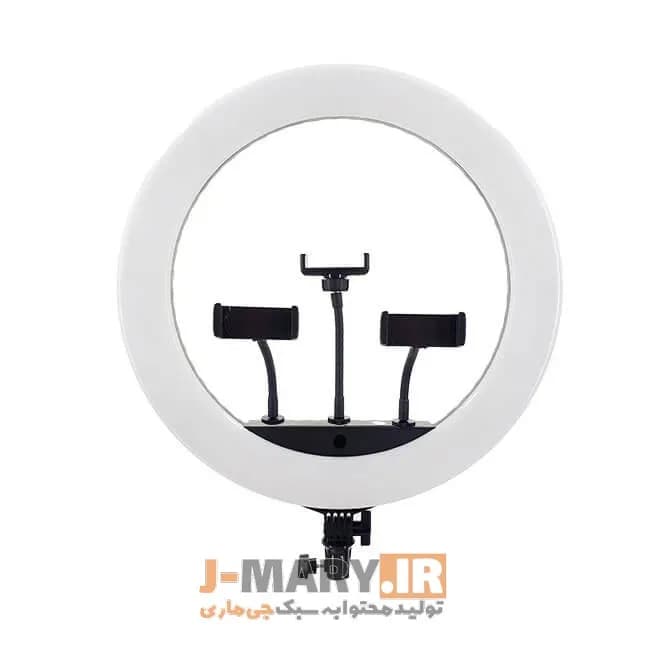 رینگ لایت جی ماری مدل Jmary FM-18R رینگ لایت سلفی +🎁هدیه — تصویر ۶
