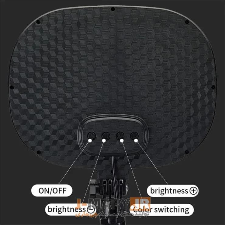 سافت لایت جی ماری مدل Jmary FM-58R نه اینچی با گیره + هدیه — تصویر ۴