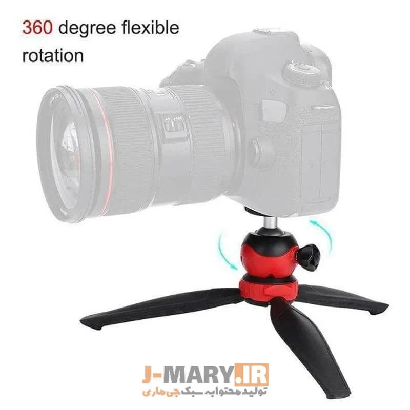 سه پایه دوربین جی ماری مدل Jmary MT-20 +🎁هدیه — تصویر ۲
