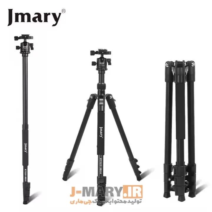 سه پایه جی ماری JMARY KT285+NB40 توپی پانوراما 2در1 +🎁هدیه — تصویر ۴