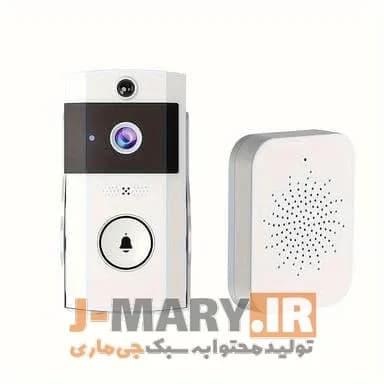 زنگ در هوشمند دید در شب جی ماری مدل Jmary MF-8 +🎁هدیه — تصویر ۲