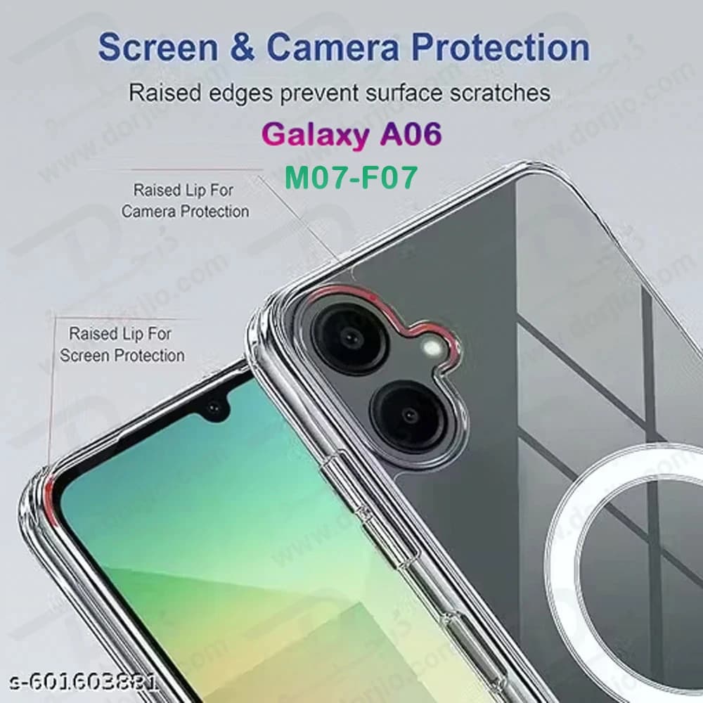 قاب کریستالی شفاف مگنتی Samsung Galaxy M07 — تصویر ۲