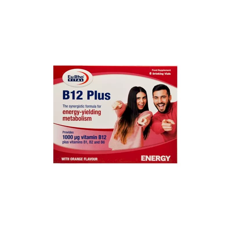 ویال خوراکی ب 12 پلاس یورو ویتال/B12 PLUS EURHO VITAL