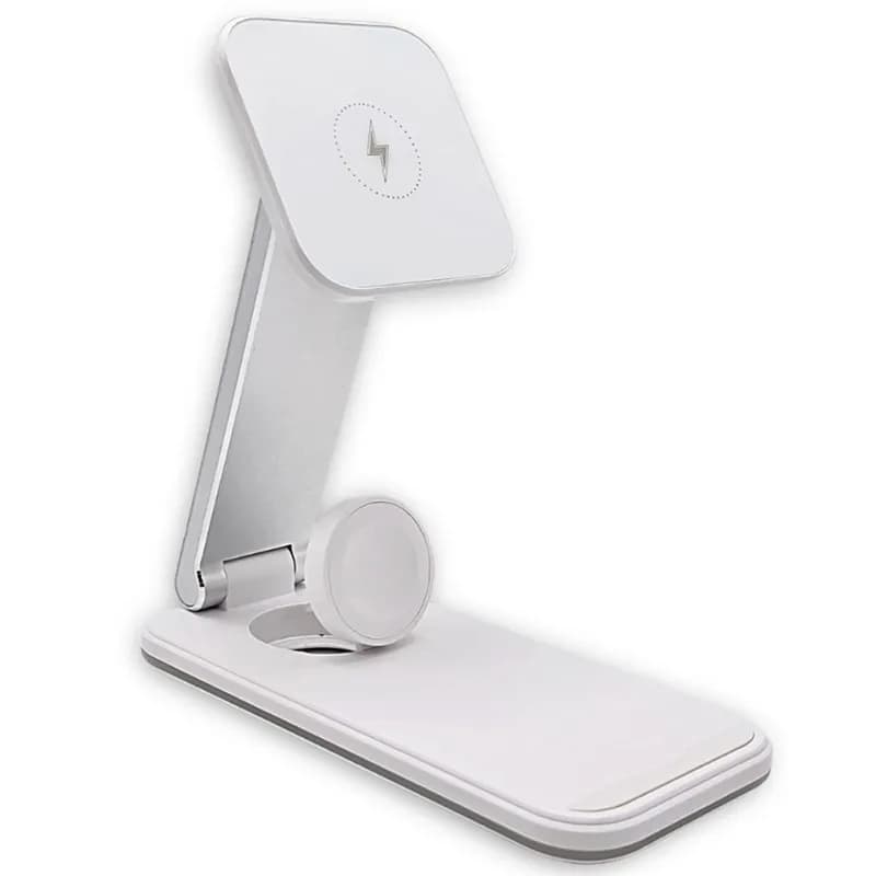 استند و شارژر وایرلس مگ سیف Green Lion 3 in 1 Magsafe Wireless Charger توان 15 وات — تصویر ۴