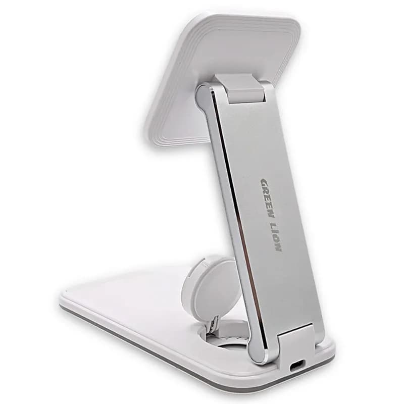 استند و شارژر وایرلس مگ سیف Green Lion 3 in 1 Magsafe Wireless Charger توان 15 وات — تصویر ۳