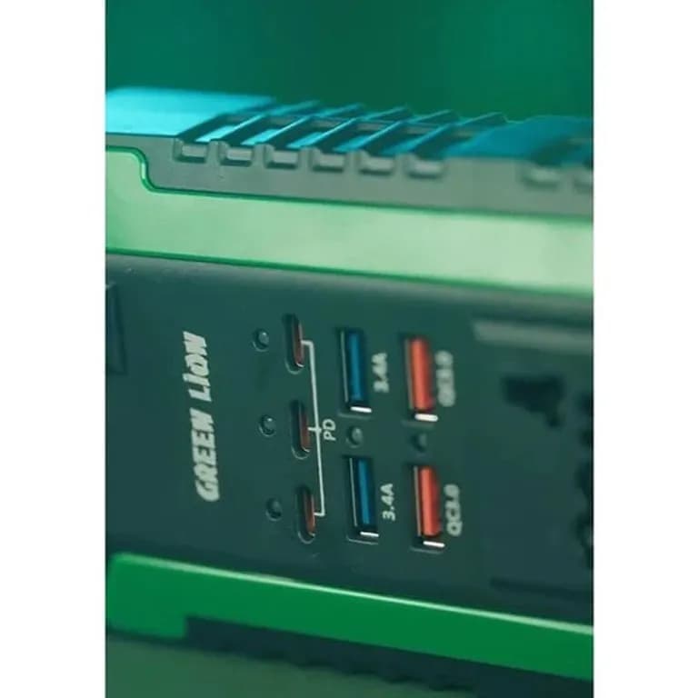 چند راهی برق گرین لاین Green Lion Spark 300 Power Inverter توان 300 وات — تصویر ۵