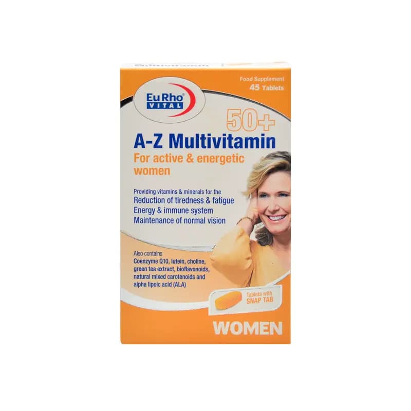 قرص A-Z مولتی ویتامین 50+ یورو ویتال