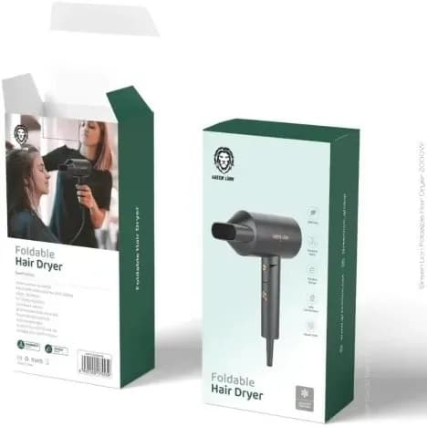 سشوار گرین لاین Green Lion Foldable Hair Dryer توان 1600 وات قابلیت تاشو — تصویر ۳