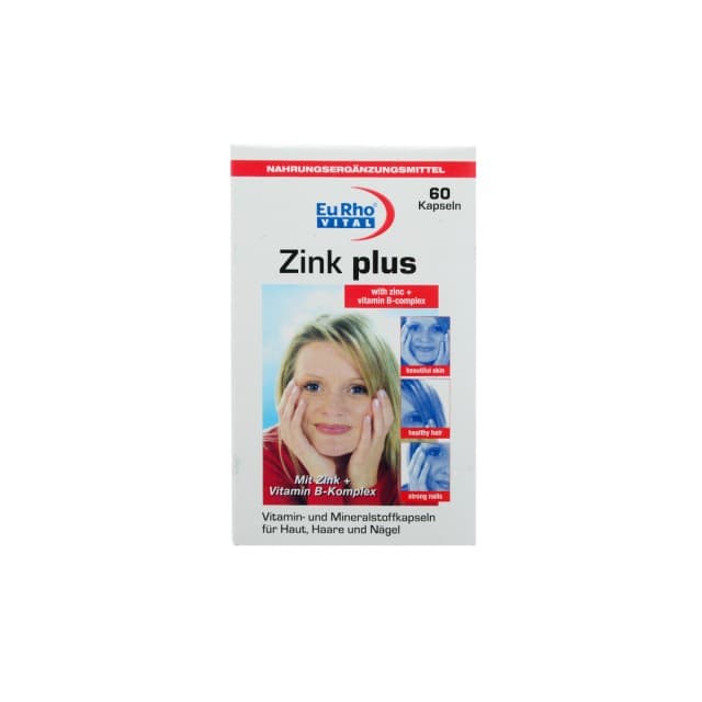 کپسول زینک پلاس 5 میلی گرم یورو ویتال/ZINC PLUS 5 EURHO VITAL