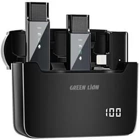 میکروفون بی سیم لایتنینگ گرین لاین Green Lion 2 in 1 Digital Display Microphone دارای 2 فرستنده