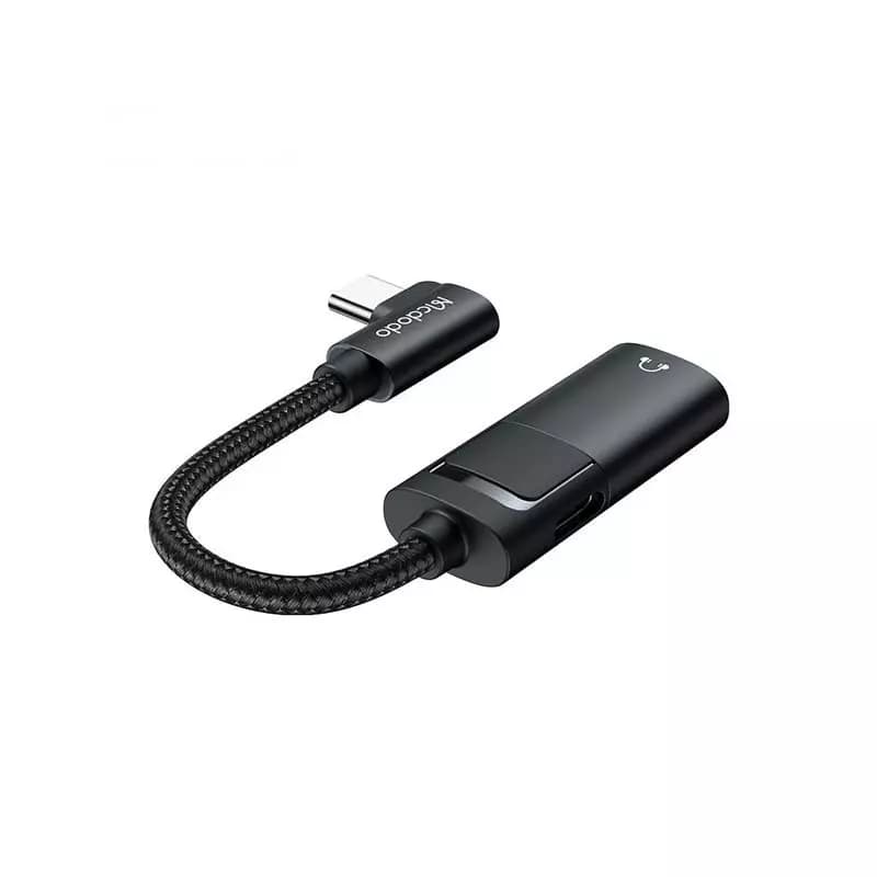 تبدیل Type C اتصال همزمان هندزفری و شارژر مک دودو Mcdodo CA-1880 توان 60 وات — تصویر ۳