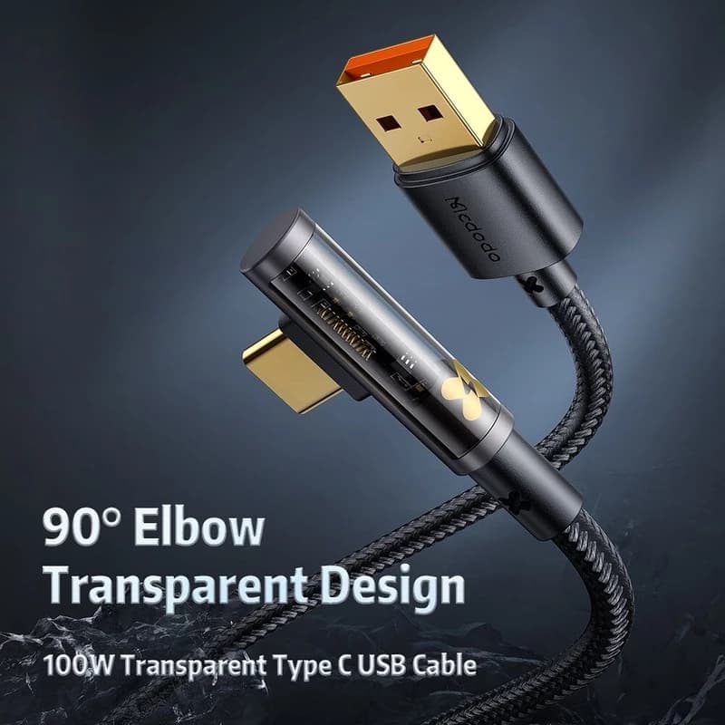 کابل Type C مک دودو Mcdodo CA-3380 توان 6 آمپر و طول 1.2 متر — تصویر ۳