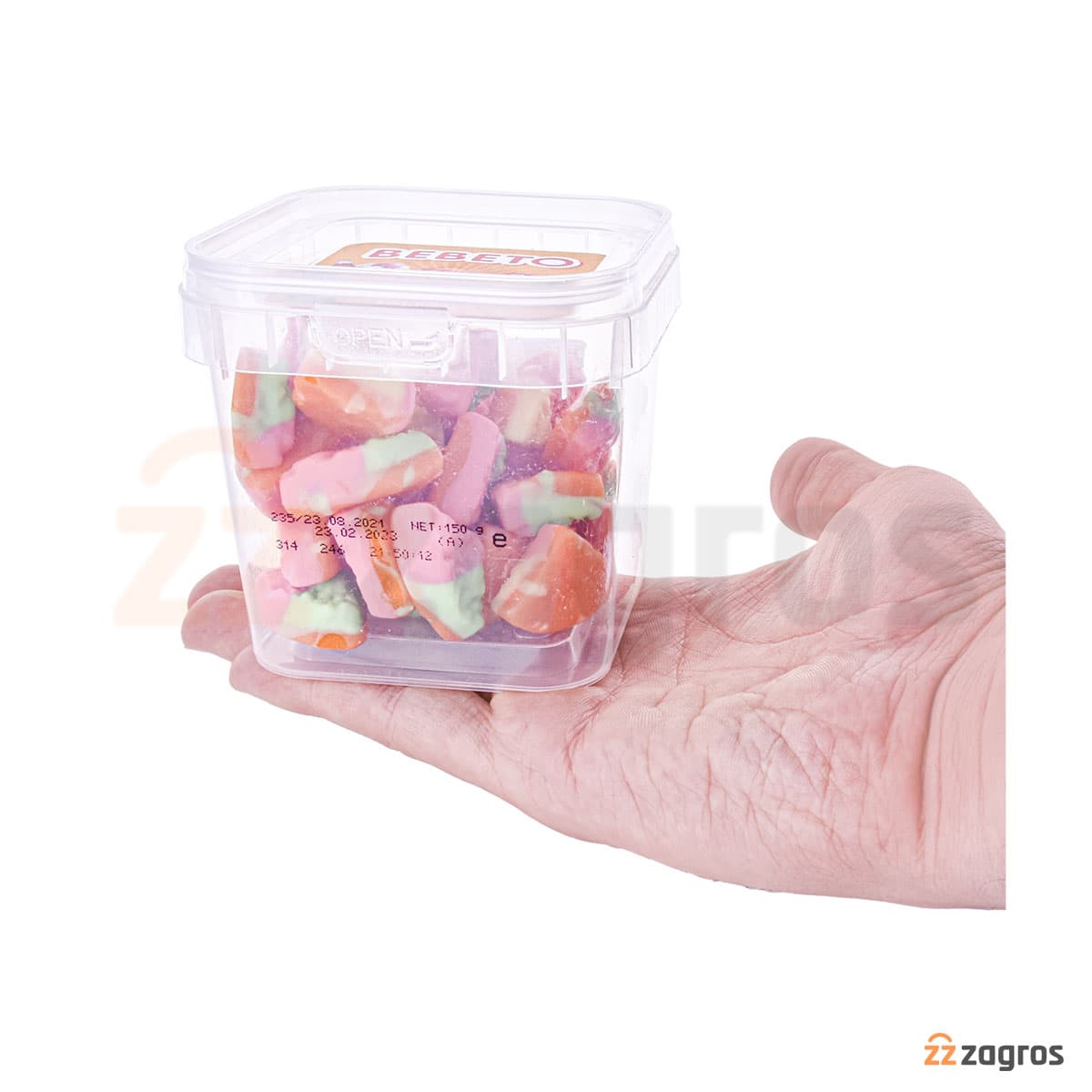 پاستیل میوه ای ببتو طرح پیتزا وزن 150 گرم — تصویر ۲