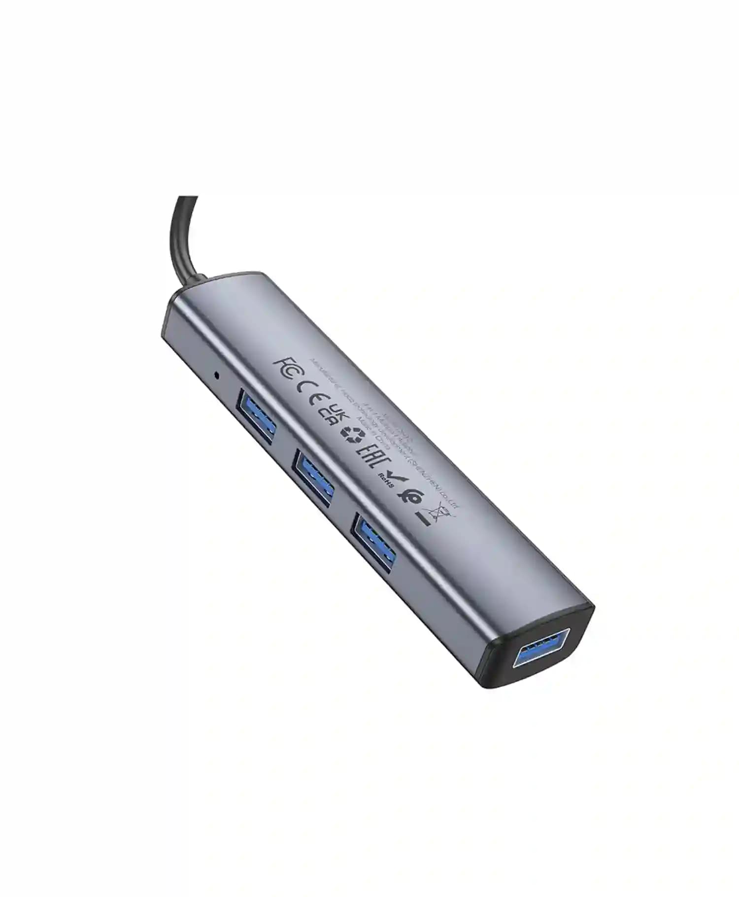 هاب 4 پورت USB 3.0 بروفونType-C مدل DH12 — تصویر ۲